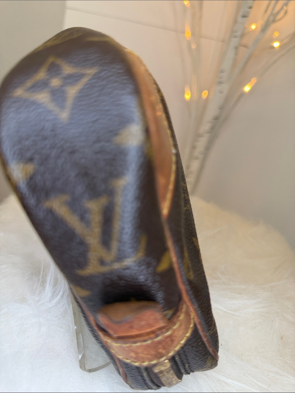 Louis Vuitton GUC vintage brown monogram 10 x 7 clutch.Clean&conditioned - Picture 10 of 14